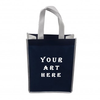 9" W x 12"H x 4.5"D Laminated Tote Bag